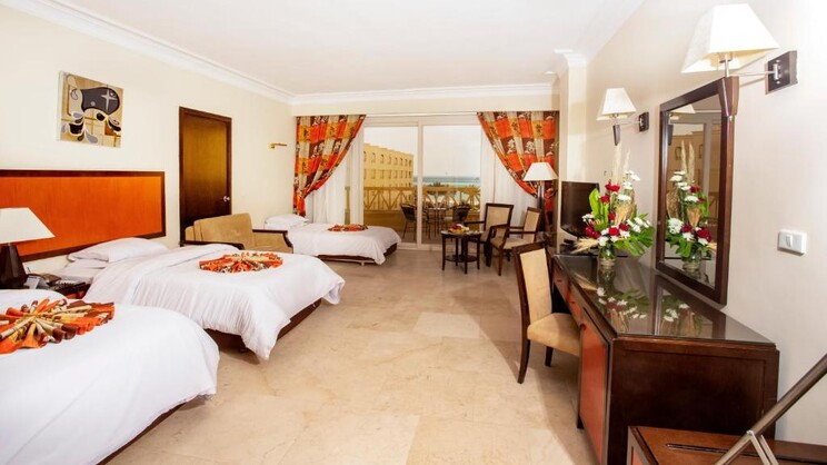 Standard Triple Room with Back View/Pool View/Side Sea View